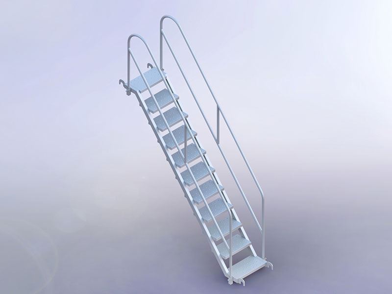 Escalera de andamio con pasamanos, Proveedor de andamios